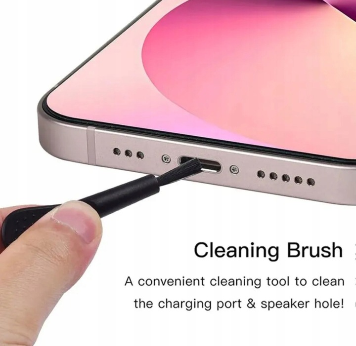 ZESTAW CZYSZCZENIA port usb C, słuchawek, głośnika 66elem, zaślepki usb C