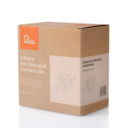 Kółko do ćwiczeń brzucha roller Majestic Sport