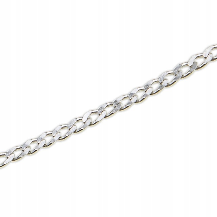 SREBRNY ŁAŃCUSZEK PANCERKA 50cm SREBRO 925