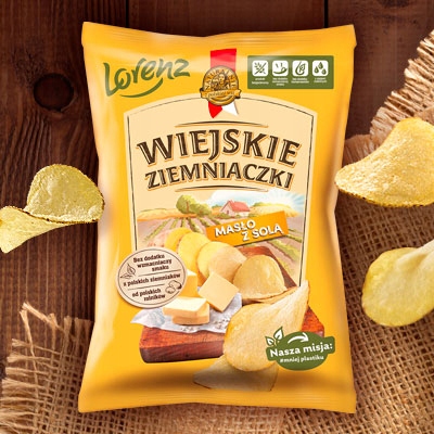 Zestaw Chipsy Wiejskie Ziemniaczki MIX 6+1 Gratis (7x130g)