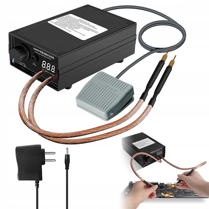 Zgrzewarka punktowa dużej mocy 8000 W z podwójnym impulsem Dla Domu