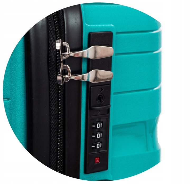 WALIZKA MAŁA NIEZNISZCZALNA KABINOWA RGL 4 PODWÓJNE KÓŁKA POLIPROPYLEN