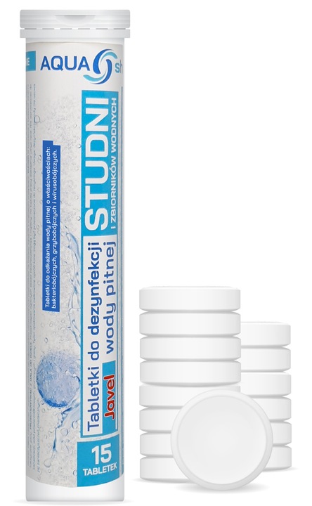 CHLOR do UZDATNIANIE WODY ze STUDNI TABLETKI JAVEL