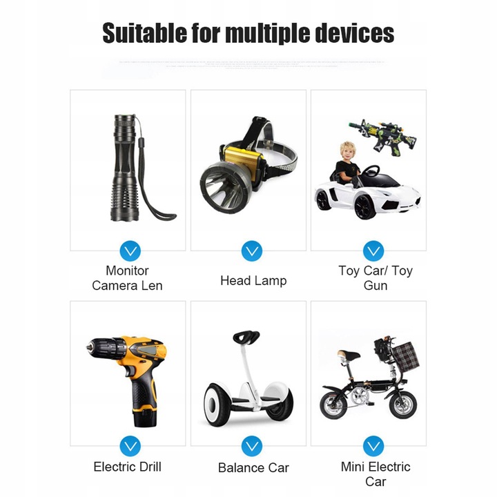 ŁADOWARKA ZAMIENNA DO ZASILACZA DC12,6V 2A