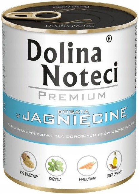 Mokra karma dla psa Dolina Noteci Premium MIX smaków 12x800g