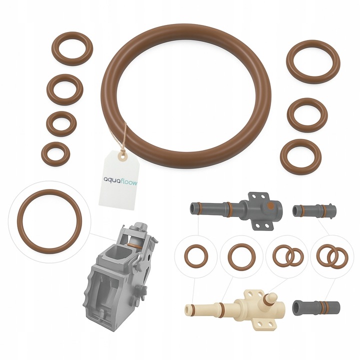 Zestaw uszczelek do ekspresu Philips EP LatteGo Saeco + SMAR do