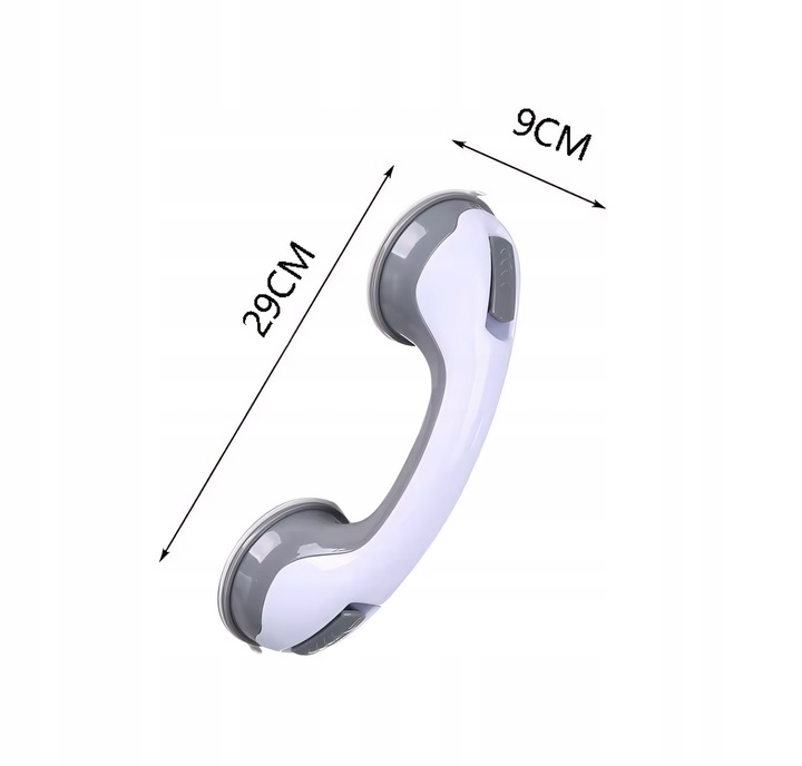 2X UCHWYT ŁAZIENKOWY DLA OSÓB STARSZYCH NA PRZYSSAWKI POD PRYSZNIC DO WC