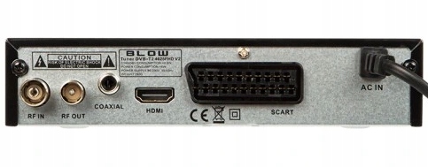 DEKODER TUNER CYFROWY TELEWIZJI NAZIEMNEJ DVB-T2 H.265 USB TIMESHIFT PVR