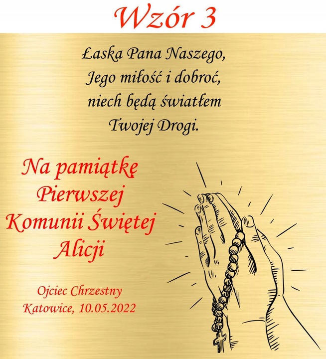 PUDEŁKO PREZENT GRAWER PAMIĄTKA PIERWSZEJ KOMUNII