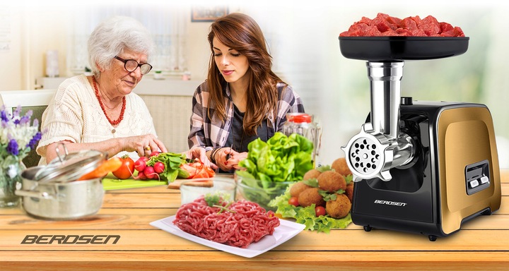 Maszynka do mielenia mięsa BERDSEN szatkownica do warzyw rozdrabniacz
