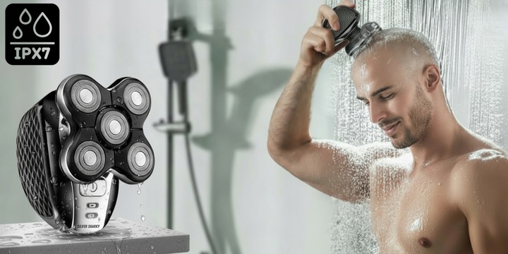 Golarka Męska Akumulatorowa Maszynka Do Golenia Trymer Do Nosa i Brody