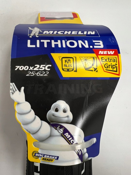 Opona rowerowa Michelin LITHION 3 700x25C (25-622) 3x60 TPI Zwijana
