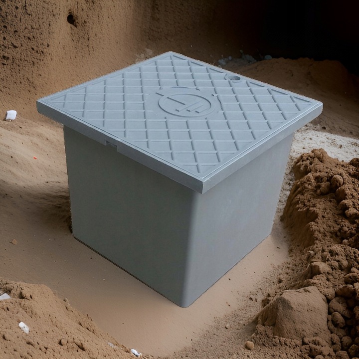 PUSZKA ODGROMOWA STUDZIENKA kontrolno pomiarowa - rewizja ścienna gruntowa