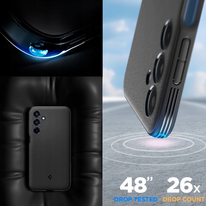 SPIGEN ESSENTIAL SANDBLAST GALAXY M35 5G MATTE BLACK