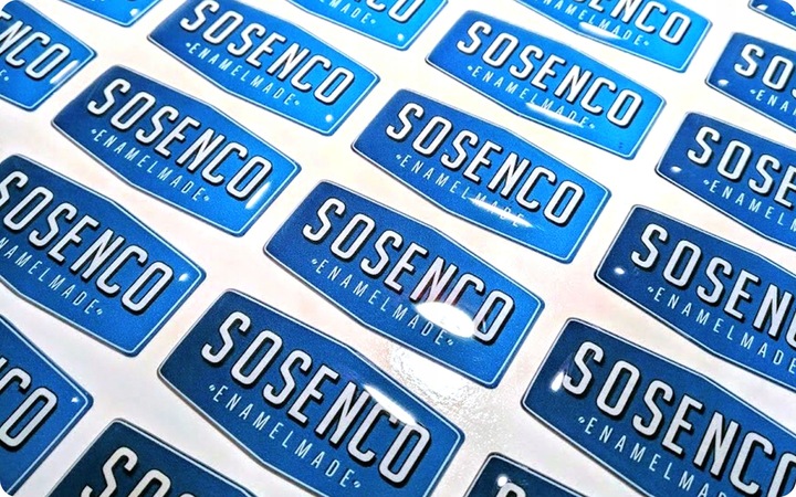 Wypukłe naklejki 3D PREMIUM - 100szt / do 10cm2