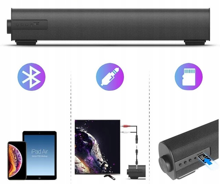 Soundbar Majority Bowfell 2.1 głośnik Bluetooth