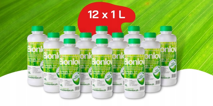 Biopaliwo płyn do biokominków biokominka bio paliwo do kominka Bionlov 12L