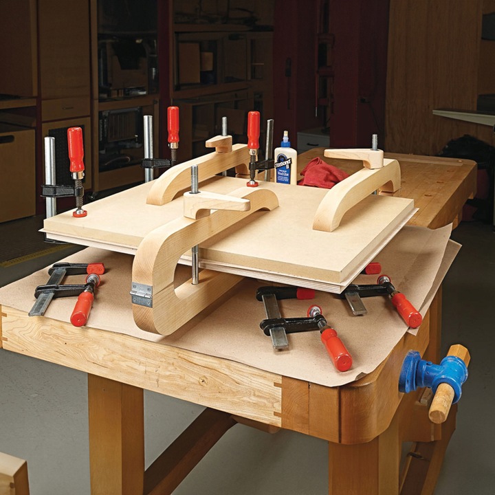 Ścisk stolarski śrubowy zacisk Typ F 150 mm