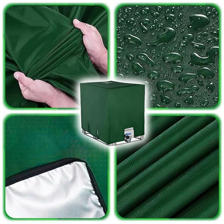 POKROWIEC NA ZBIORNIK MAUZER PLANDEKA OSŁONA 1000L WODĘ DESZCZÓWKĘ