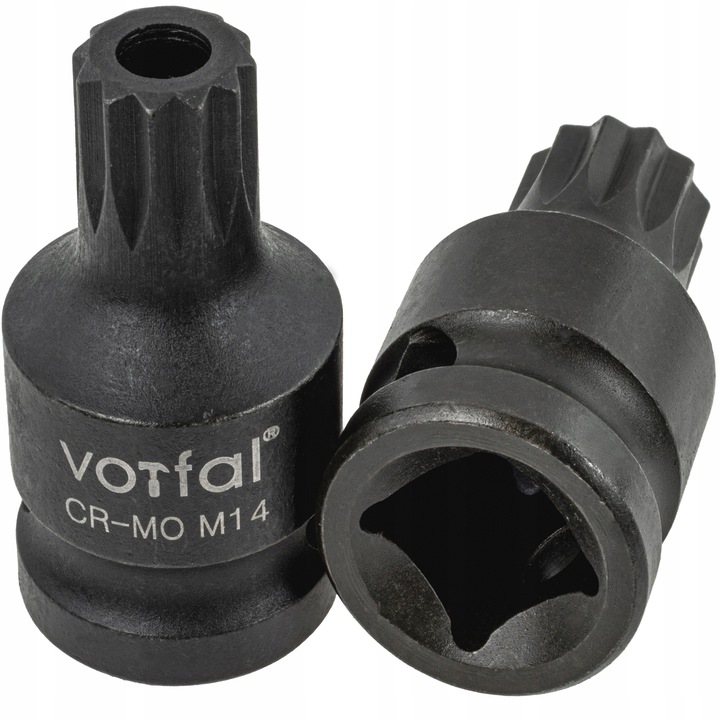 KLUCZE BIT SPLINE UDAROWE 1/2 M14-M18 XZN PIASTA VW AUDI SKODA