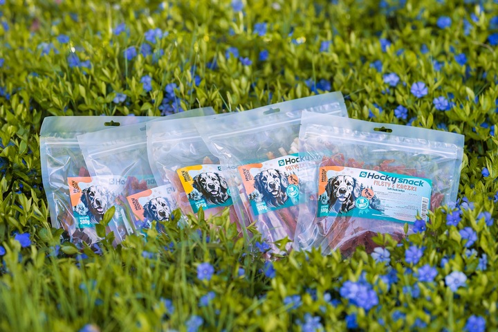 PRZYSMAK DLA PSA BEZZBOŻOWY MIĘKKI FILET Z PIERSI KACZKI 94% HOCKY