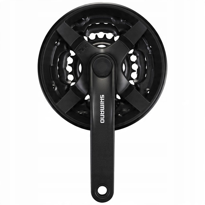 Korba rowerowa mechanizm korbowy SHIMANO FC-TY301 48x38x28 170 z osłoną