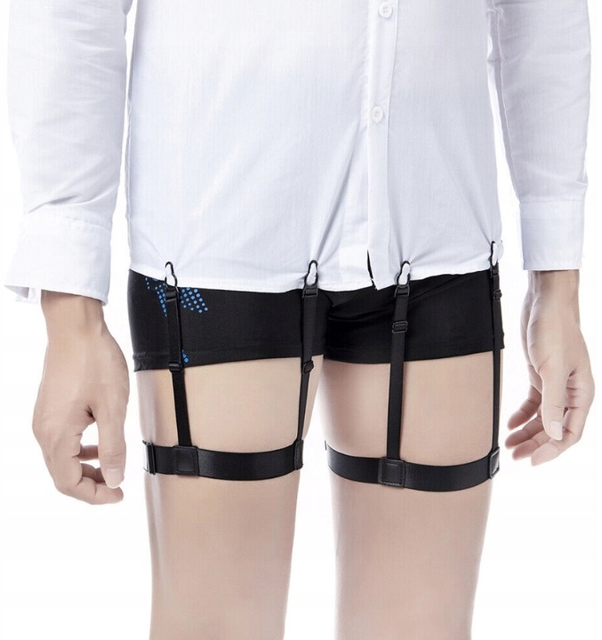 ORYGINALNE SZELKI DO KOSZULI SZELKI MESKIE DO UTRZYMANIA KOSZULI PREMIUM