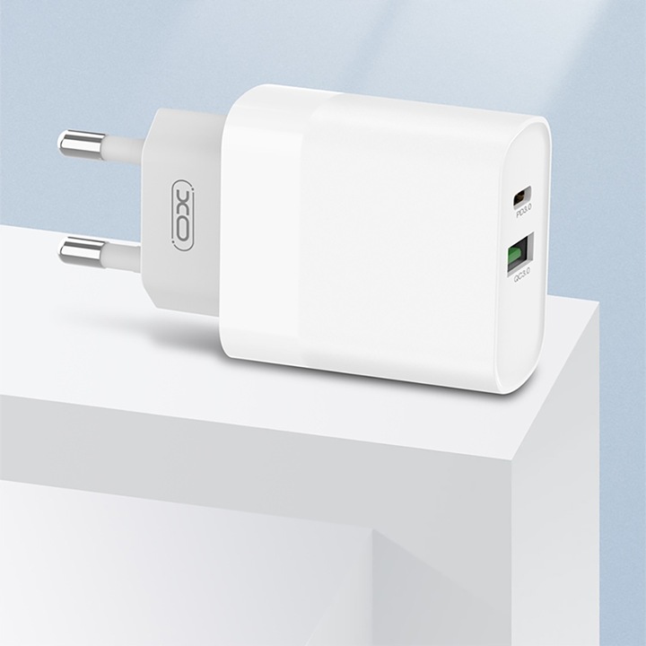 SZYBKA Ładowarka QC 3.0 20W PD USB TYP-C + KABEL