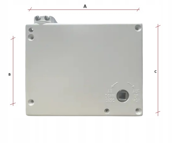 ZWIJACZ KORBOWY NA LINKĘ Z KORBĄ SELVE + LINKA 7MB BIAŁY do rolet zewn