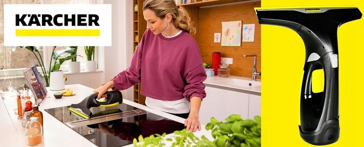 KARCHER MYJKA DO OKIEN BEZ SMUG I ZACIEKÓW WV 2 PREMIUM BLACK EDITION