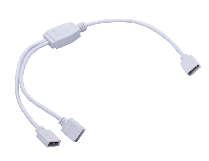 ZESTAW TAŚMA LED 10m RGB + BIAŁY PILOT 5050 zasila