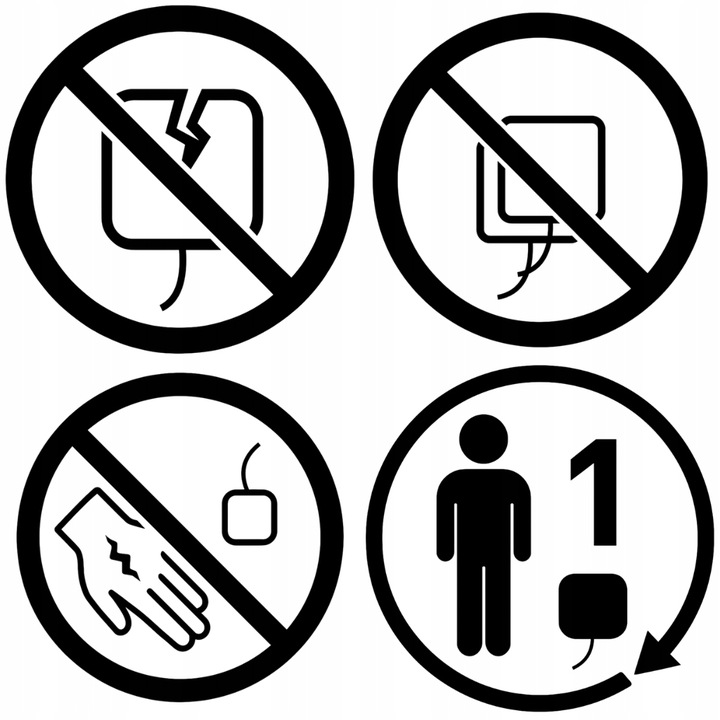 20x ELEKTRODY ŻELOWE DO ELEKTROSTYMULATORA TENS/EMS