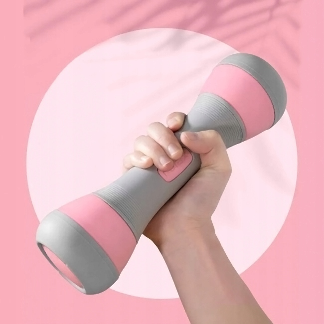 Hantle Ciężarki Regulowane Hantelki Fitness 2x2kg Do Ćwiczeń Dla Kobiet 3w1