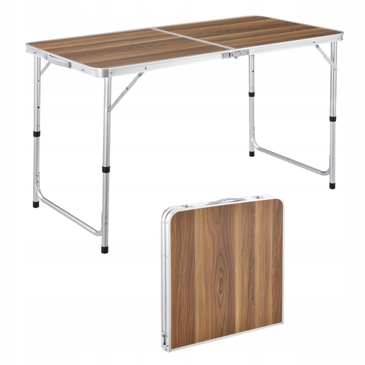 STOLIK STÓŁ TURYSTYCZNY SKŁADANY KAMPINGOWY ZESTAW Z 4 KRZESŁAMI