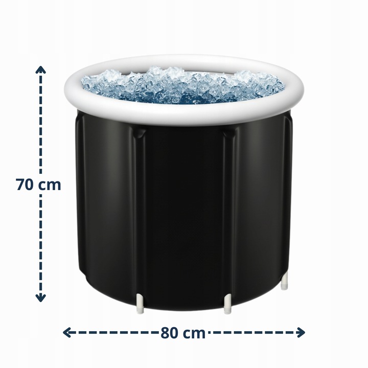 BECZKA DO MORSOWANIA BALIA 400L WANNA PRZENOŚNA REGENERACJA 80 CM