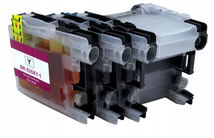 LC529 LC525 XL - 4x TUSZE do DRUKARKI BROTHER DCP-J105 DCP J105 DCP J100