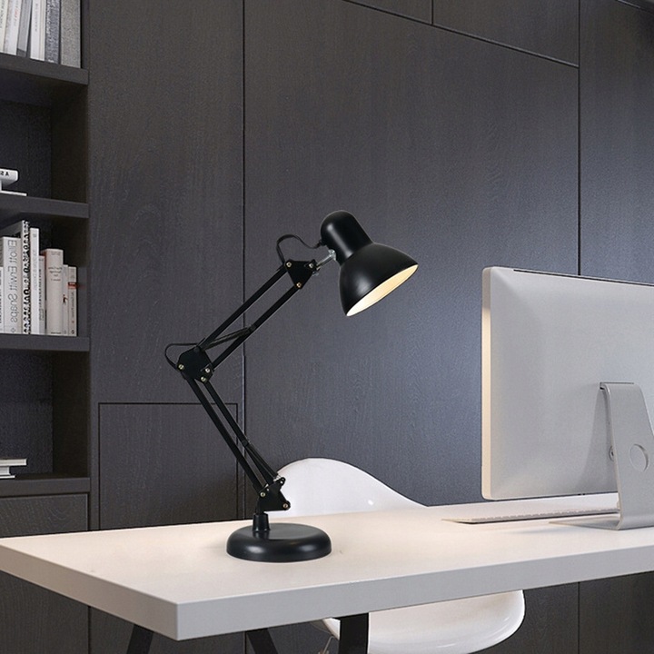 Lampka Biurkowa Do Czytania Kreślarska LED 1xE27