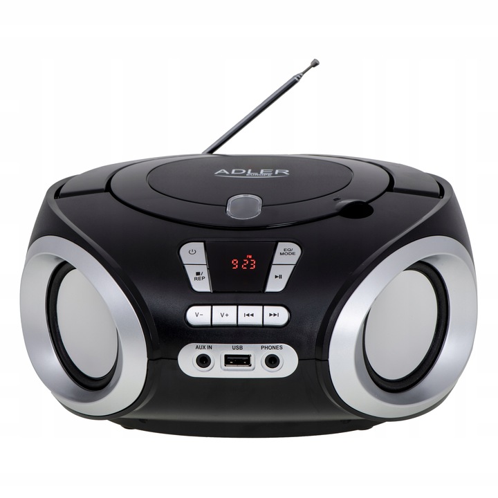 RADIO ODTWARZACZ BOOMBOX CD-MP3 USB ADLER AD1181