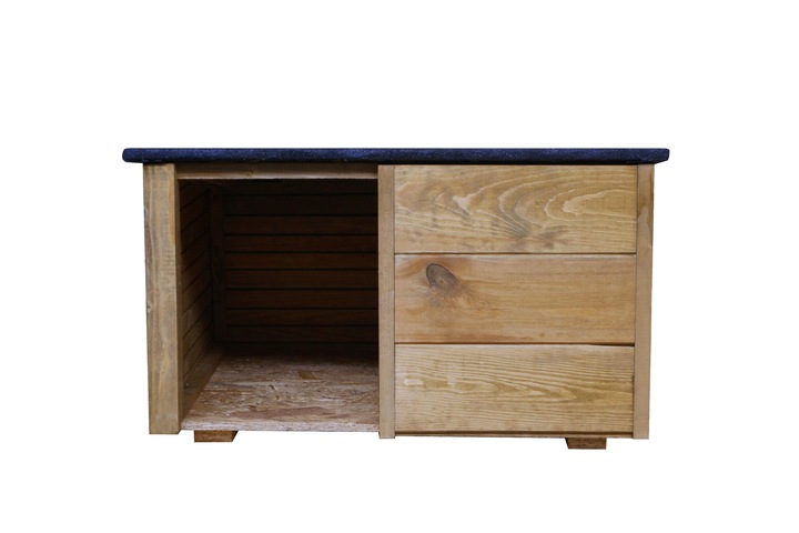 Buda dla psa ocieplana, przedsionek, złożona SPP