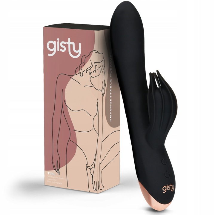 Wibrator damski GISTY dla kobiet masażer łechtaczki punkt G z