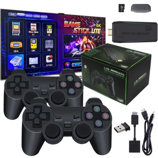 GRA 4K TELEWIZYJNA KONSOLA RETRO+2 PADY+10000 GRY