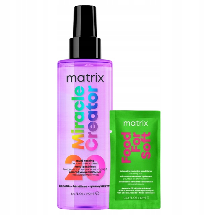 Matrix Miracle Creator Spray termoochronny do włosów odżywka 20w1 +
