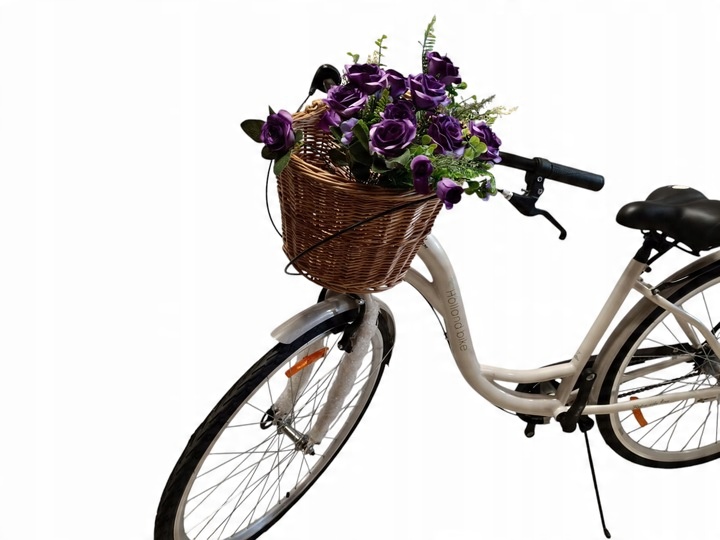 Koszyk rowerowy z wikliny kosz wiklinowy na rower prosty montaż przód