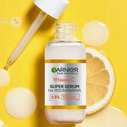 Garnier Vitamin C Serum Do Twarzy Kwas Salicylowy + Niacymid 30 ml