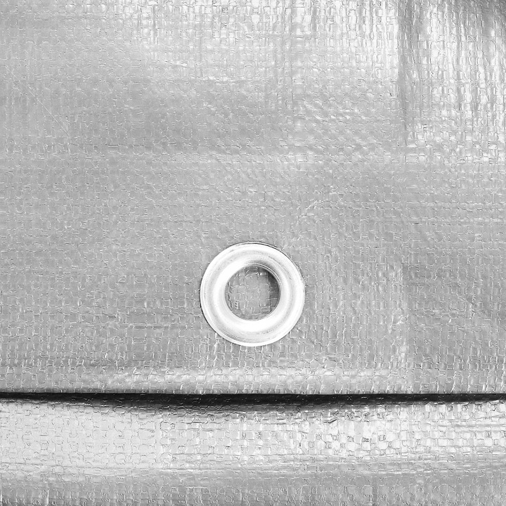 PLANDEKA PLANDEKI 4x6m SZARA WZMACNIANA 210G MOCNE OKRYCIE PŁACHTA