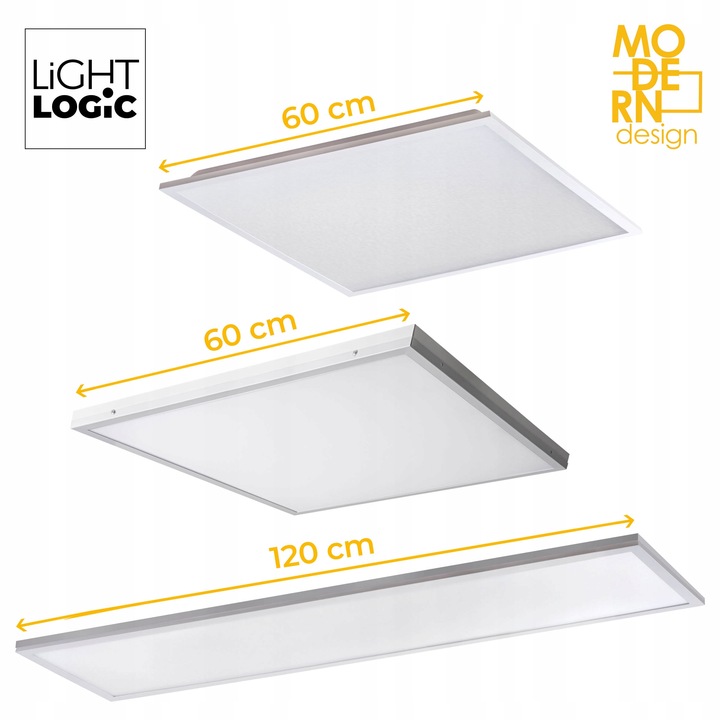 Panel LED 40W 120x30 cm natynkowy plafon sufitowy neutralny 4000K
