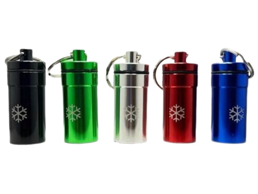 SNOW CADDY POJEMNIK NA TABAKĘ Z ROZSUWANĄ ŁYŻECZKĄ TABAKIERA SCHOWEK - MIX