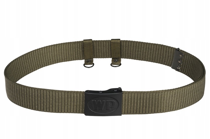 Pas Żołnierski Parciany Wz. 957 MON z Klamrą WP - Olive