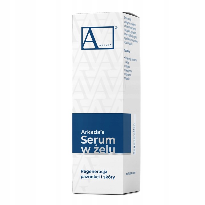 ARKADA Serum w Żelu Kolagenowe Regenerujące do Paznokci i Skóry 15 ml
