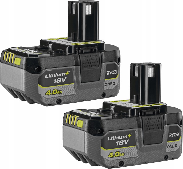 RYOBI 2x AKUMULATOR 18V 4,0Ah BATERIA LI-ION RB1840X DO ŁADOWARKI